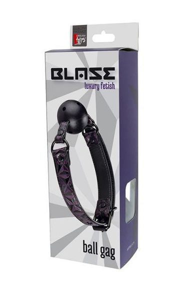Кляп BLAZE BALL GAG PURPLE Sex Aura | Зображення 1