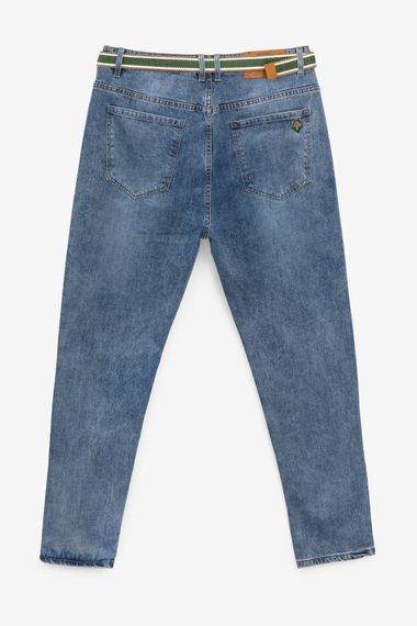 Джинси Mom Fit чоловічі  8711 30 Синій shop (2000999171505) | Зображення 4