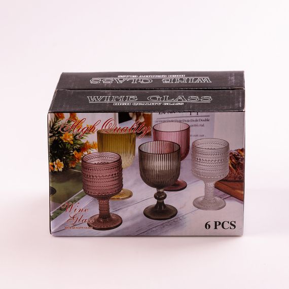 Набір чарок на ніжці 6 штук по 50 мл Tea Color | Зображення 3