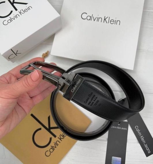 Чоловічий шкіряний  ремінь Calvin Klein | Зображення 2