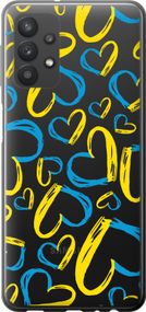 Чехол на Samsung Galaxy A32 A325F Сердца UA "5292u-2204-17620"