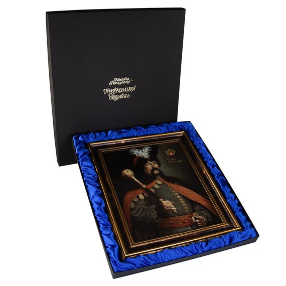 Картина-портрет “Гетьман Богдан Хмельницький” 39х47см | Зображення 3