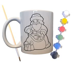 Набор для творчества кружка раскраска "Рождество" 330 мл белая (КР0057)
