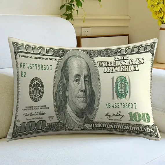 Подушка у формі долара 3D, оригінальний подарунок для дітей і дорослих | Зображення 2