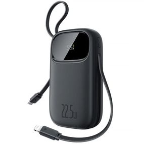 Портативний ЗП Power Bank Baseus EnerFill FC31 PD22.5W with cables 10000 mAh (PPQD3) Cosmic Black