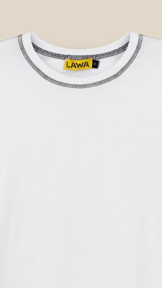 Футболка однотонна чоловіча LAWA MBC02380 M Білий shop (2000999228483) | Зображення 1