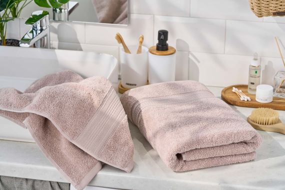 Рушник махровий Ardesto SuperSoft, 70х140см, 100% бавовна, бежевий (ART2270NSP) | Зображення 1