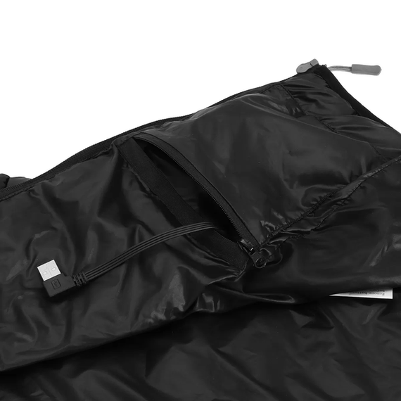 Електрична USB жилетка для подорожей і активного відпочинку, Жилетка з підігрівом чорна | Зображення 6