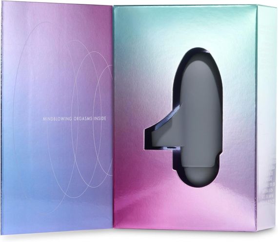 Вибратор на палец Better Than Your Ex by Bijoux Indiscrets серый Sex Aura | Зображення 4