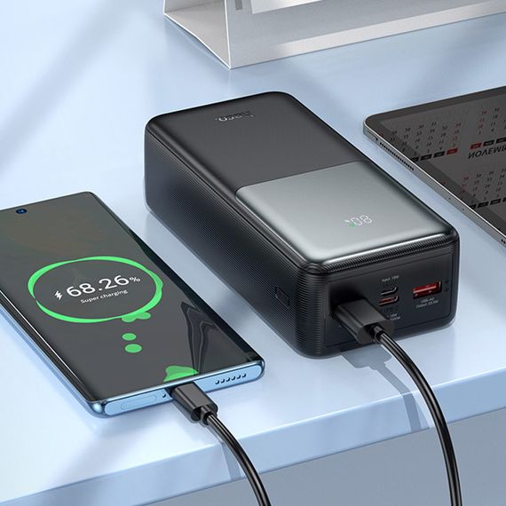 Портативний ЗП Power Bank Hoco J136B Sirui 22.5W+PD20W 30000 mAh Black | Зображення 3