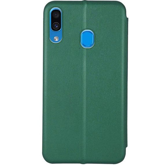 Шкіряний чохол-книжка Classy для Samsung Galaxy A20 / A30 Зелений | Зображення 1