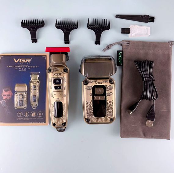 Тример V-265 з 4 насадками, 1600mAh, 8000 RPM, LED дисплей XPRO (46074-V-265_581) | Зображення 2