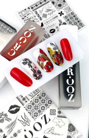 Пластина для стемпинга Crooz 06 (6 х 6см) | Зображення 1