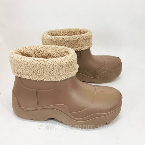 Жіночі дутики з хутром 38р, Жіночі валянки з повсті, Жіночі валянки бурки калоші піна WF-38 | Зображення 5