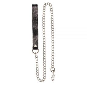 Поводок Leather Leash, Black sexstyle