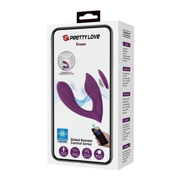 Смарт вібратор Pretty Love FRANZ, 10 vibration functions Mobile APP remote control Sex Aura | Зображення 9