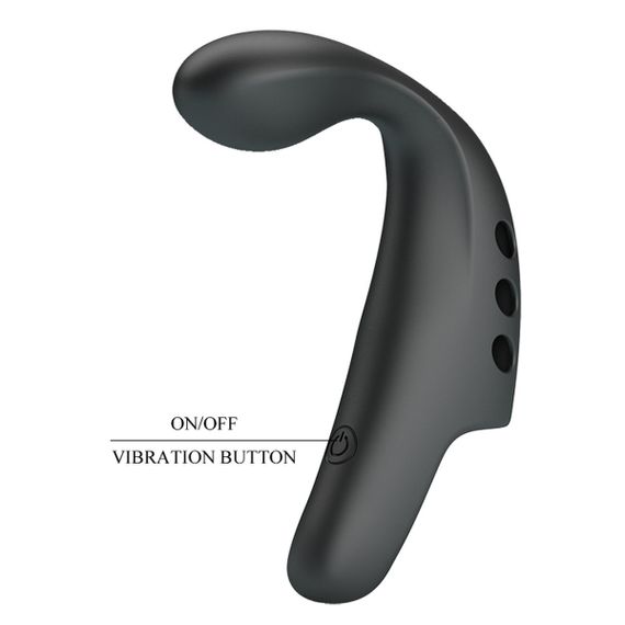 Багатофункціональна вібронасадка на палець серії Pretty Love - Fingering Vibrator Gorgon, BI-210298 Sex Aura | Зображення 9
