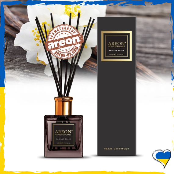 Аромадифузор Areon Home Perfume Premium Vanilla Black 150мл