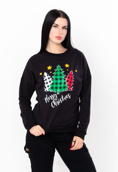 Світшот жіночий "Family look" Носи своє 42 Чорний (p-12560-140607)