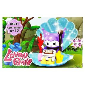 Дитячий ігровий конструктор "Kuromi" 85041-5 пластикові деталі