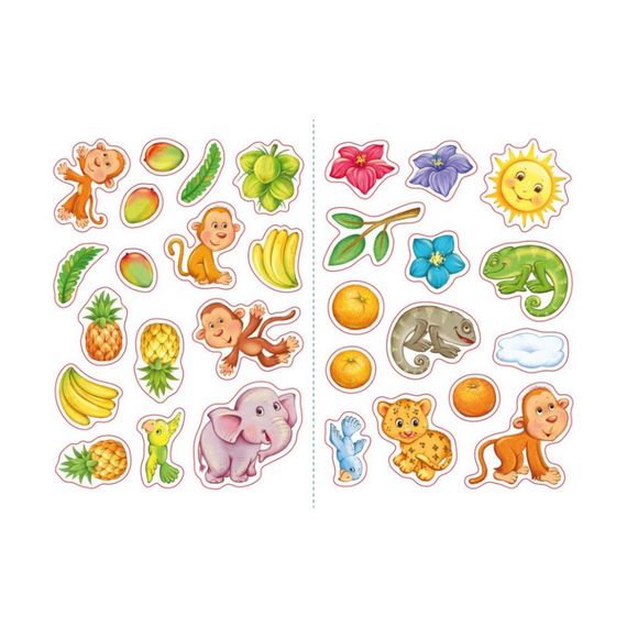 Создай свою историю Обезьянка Ранок 1298016 с наклейками | Зображення 4