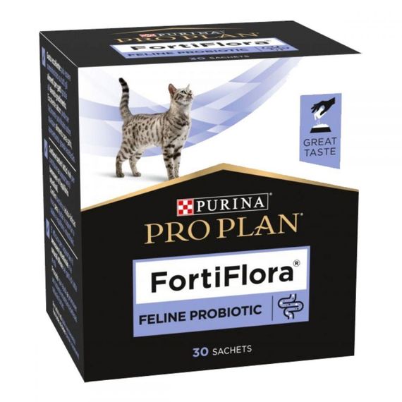 Дополнительный корм Purina Pro Plan FortiFlora Feline Probiotic для взрослых котов и котят 90шт*1г | Зображення 1