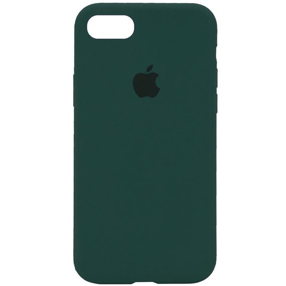 Чохол Silicone Case Full Protective (AA) для Apple iPhone 6/6s (4.7") Зелений/Forest green