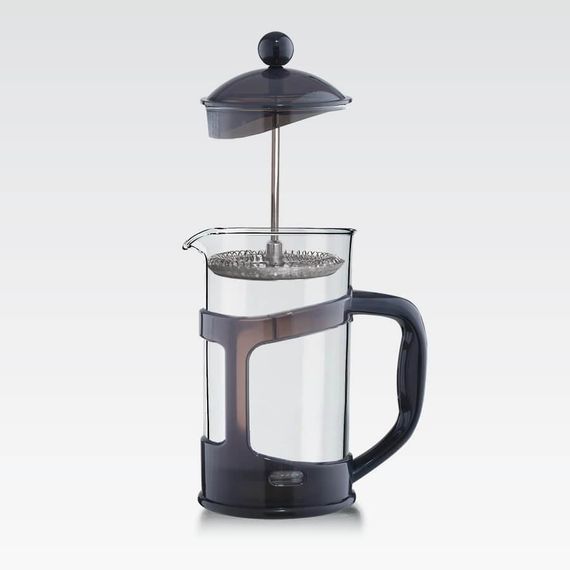Френч-прес 1 л Maestro MR-1665-1000-BROWN коричневий скляний заварник для чаю та кави | Зображення 2