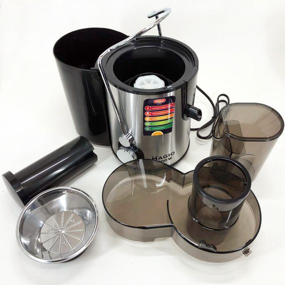 Электрическая соковыжималка для яблок MAGIO MG-187 1000 Вт, Соковижималка для помидор KG-92