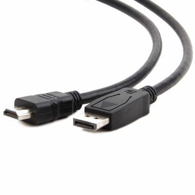 Кабель мультимедийный DisplayPort M to HDMI M 5.0m Cablexpert (CC-DP-HDMI-5M) | Зображення 1