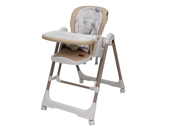 Стілець-гойдалка для годування дитини 2 в 1  VELANO Nomi, beige (6 місяців-3 роки)