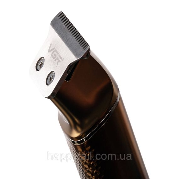 Тример для стрижки VGR з насадками та USB, золото HP-V-986 | Зображення 5