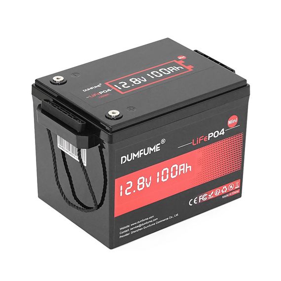 Акумуляторна батарея Dumfume MINI MAX LiFePO4 12, 8V 100Ah 1280Wh, in10A/out20A