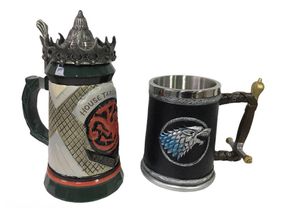 Подарунковий набір Кухоль Game Of Thrones House Targaryen Fire And Blood Гра Престолів і Winter Is Coming Stark