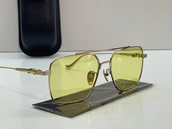 Окуляри Chrome Hearts Exclusive Gaopin Customized, жовті | Зображення 5