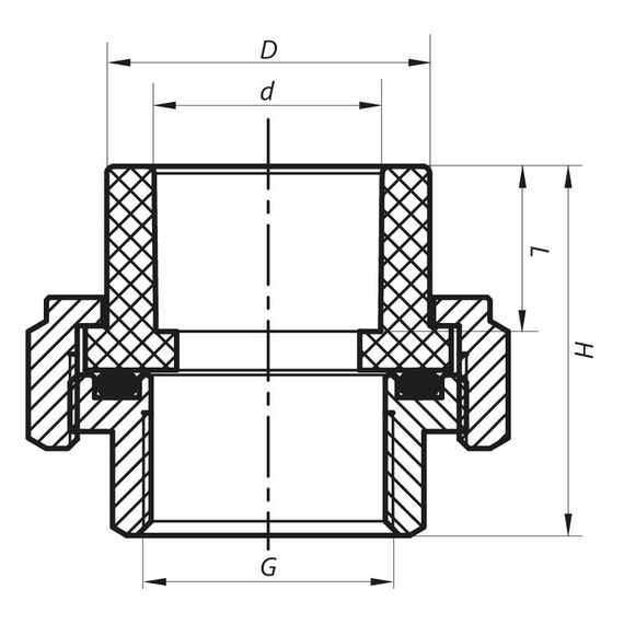 Згін-американка ВР 40x1.1 / 4F PPR Koer K0132.PRO (KP0167) | Зображення 1