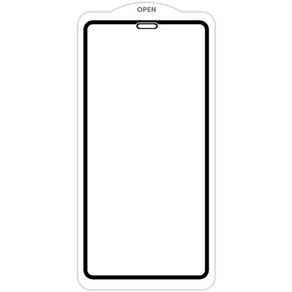 Защитное стекло SKLO 5D (тех.пак) для Apple iPhone 12 mini (5.4") Черный / Белая подложка