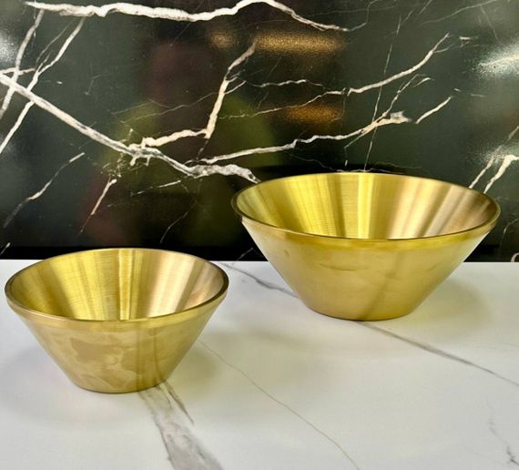 Салатник OLens Золота радість 102-1300 16 см 600 мл золотистий | Зображення 1