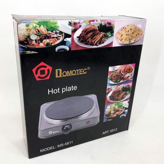 Портативная переносная плита DOMOTEC MS-5811 1500 Вт, Дисковая плита для дома, XV-655 Комфорочная электроплита | Зображення 7