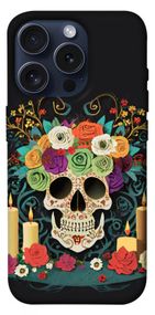 Чохол з картинкою Skull of celebration для Apple iPhone 15 Pro (6.1")