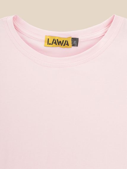 Футболка однотонна жіноча LAWA WBC02539 M Ніжно-рожевий shop (2000999619939) | Зображення 1