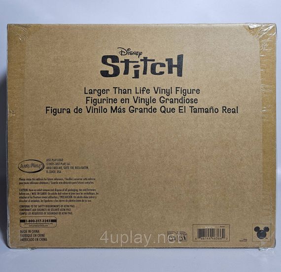 Коллекционная виниловая фигурка Стич 36 см Just Play Disney Stitch Live-Action Larger Than Life | Зображення 8