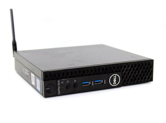 Неттоп Dell OptiPlex 3070 Micro USFF / Intel Core i7-9700T (8 ядер по 2.0 - 4.3 GHz) / 8 GB DDR4 / 512 GB SSD / Intel UHD Graphics 630 / DisplayPort / HDMI / Wi-Fi / Win 10 Lic б/у | Зображення 1