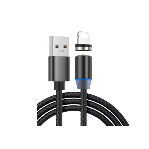 Кабель USB Lightning Havit HV-CB6163 магнітний 1м чорний