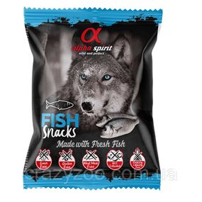 Лакомство для собак Alpha Spirit Dog Snacks Fish кубики с рыбой 50 г as4007350