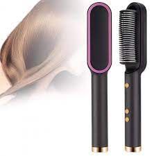 Електрична гребінець-випрямляч Hair Straightener HQT-909 щітка для укладання волосся | Зображення 9