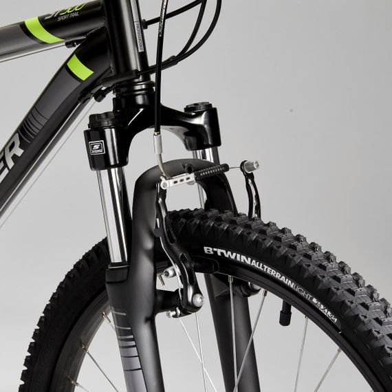 Велосипед гірський Rockrider ST 500 для дітей від 9 до 12 років 24" чорний | Зображення 2
