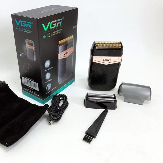 Електробритва з насадками для бороди VGR V-331, Бритва триммер для бороди, PD-493 Професійна електробритва. | Зображення 8