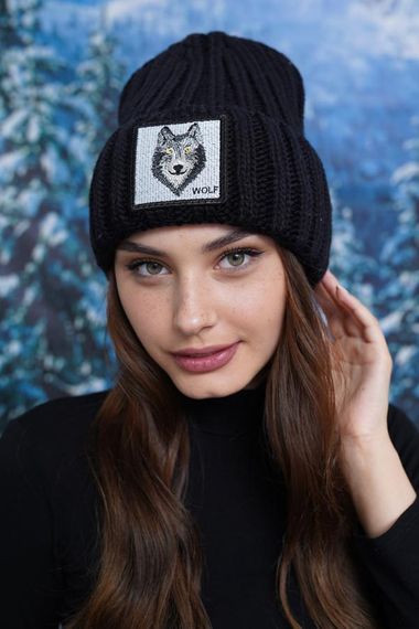 Шапка «Wolf» (6033-1) черный