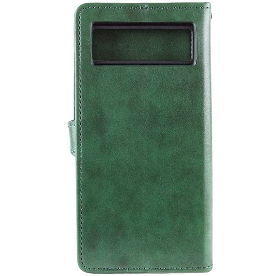 Шкіряний чохол-книжка GETMAN Gallant (PU) для Google Pixel 6 Pro Зелений | Зображення 1